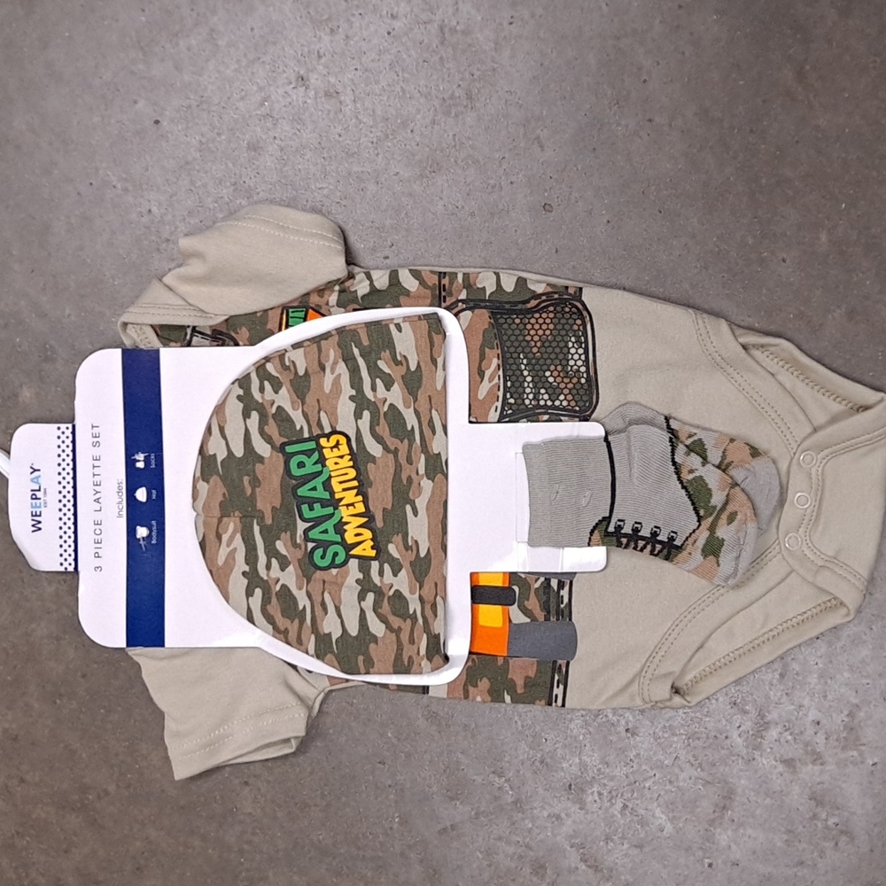 WeePlay 3 Piece Set Safari Adventures